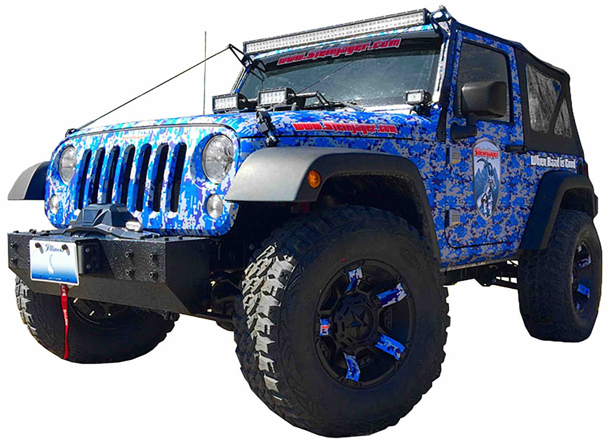 Steinjäger Suspensions Wrangler JK 2007-2018 Springs Front Coil 2.5 Inch Lift Neon Yellow