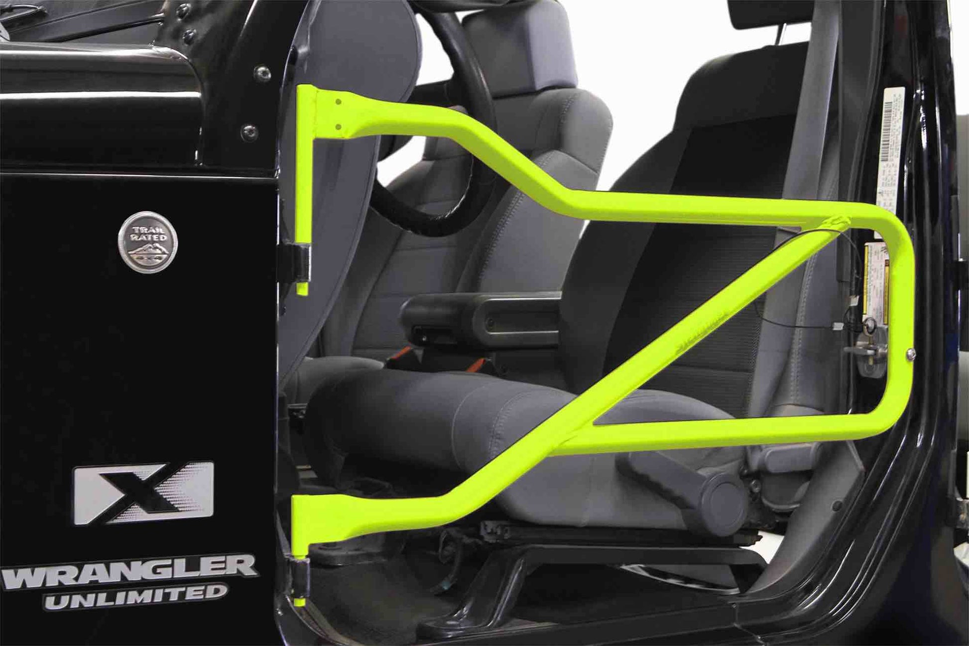 Steinjäger Doors Wrangler JK 2007-2018 Trail, Tubular Style Front Doors Gecko Green