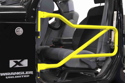Steinjäger Doors Wrangler JK 2007-2018 Trail, Tubular Style Front Doors Neon Yellow