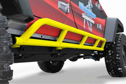 Steinjäger Armor Wrangler JK 2007-2018 Rock Sliders 4 Door Neon Yellow