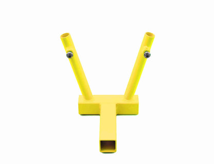 Steinjäger Exterior Accessories Gladiator JT 2019 to Present Hitch Mount Flag Holder Holds 2 Flags Neon Yellow