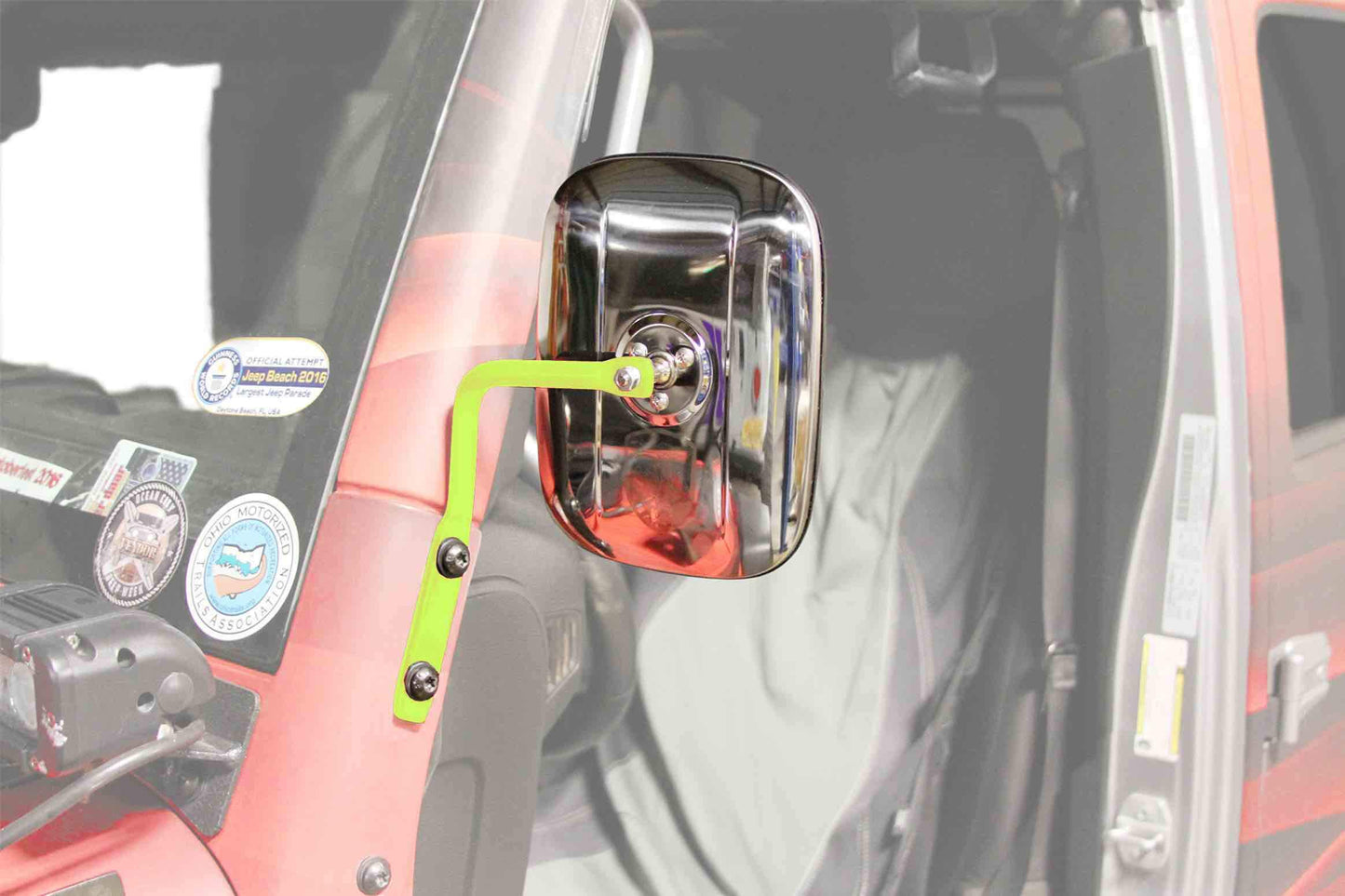 Steinjäger Exterior Accessories Wrangler JK 2007-2018 Mirrors A Pillar Gecko Green