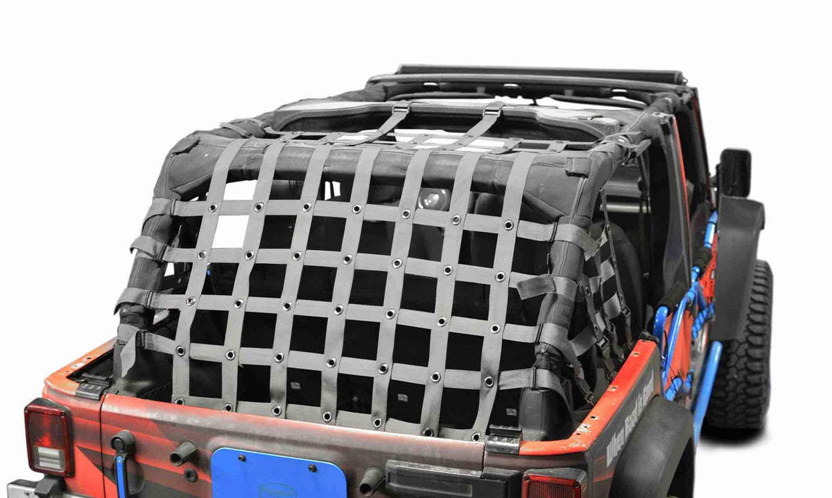 Steinjäger Tops and Covers Wrangler JK 2007-2018 Cargo Nets 4 Door Gray