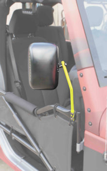 Steinjäger Doors Wrangler JK 2007-2018 Mirror Legs to Fit Tube Doors Neon Yellow