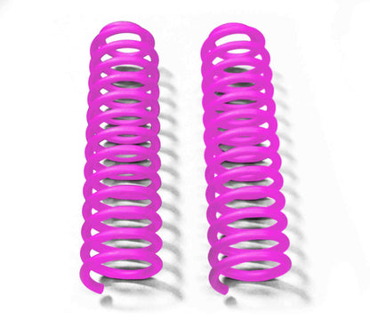 Steinjäger Suspensions Wrangler JK 2007-2018 Springs Front Coil 2.5 Inch Lift Hot Pink