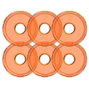 KC HiLiTES Cyclone V2 LED - Replacement Lens - Amber - 6-PK