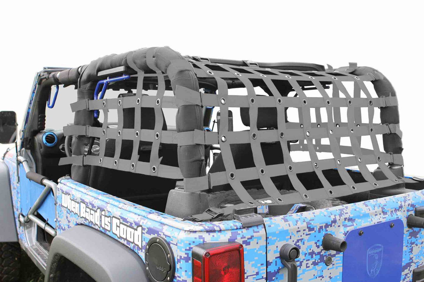 Steinjäger Tops and Covers Wrangler JK 2007-2018 Cargo Nets 2 Door Gray