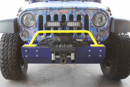 Steinjäger Bumpers Wrangler JK 2007-2018 Bumper Light Bar, Short Neon Yellow