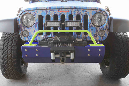 Steinjäger Bumpers Wrangler JK 2007-2018 Bumper Light Bar, Short Gecko Green