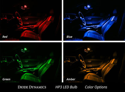 Diode Dynamics 194 LED Bulb HP3 LED - Red (Pair)