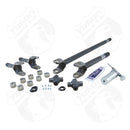 Yukon Gear 4340 Chrome-Moly Replacement Axle Kit For Jeep TJ Rubicon Wrangler 44 / w/ Super Joints