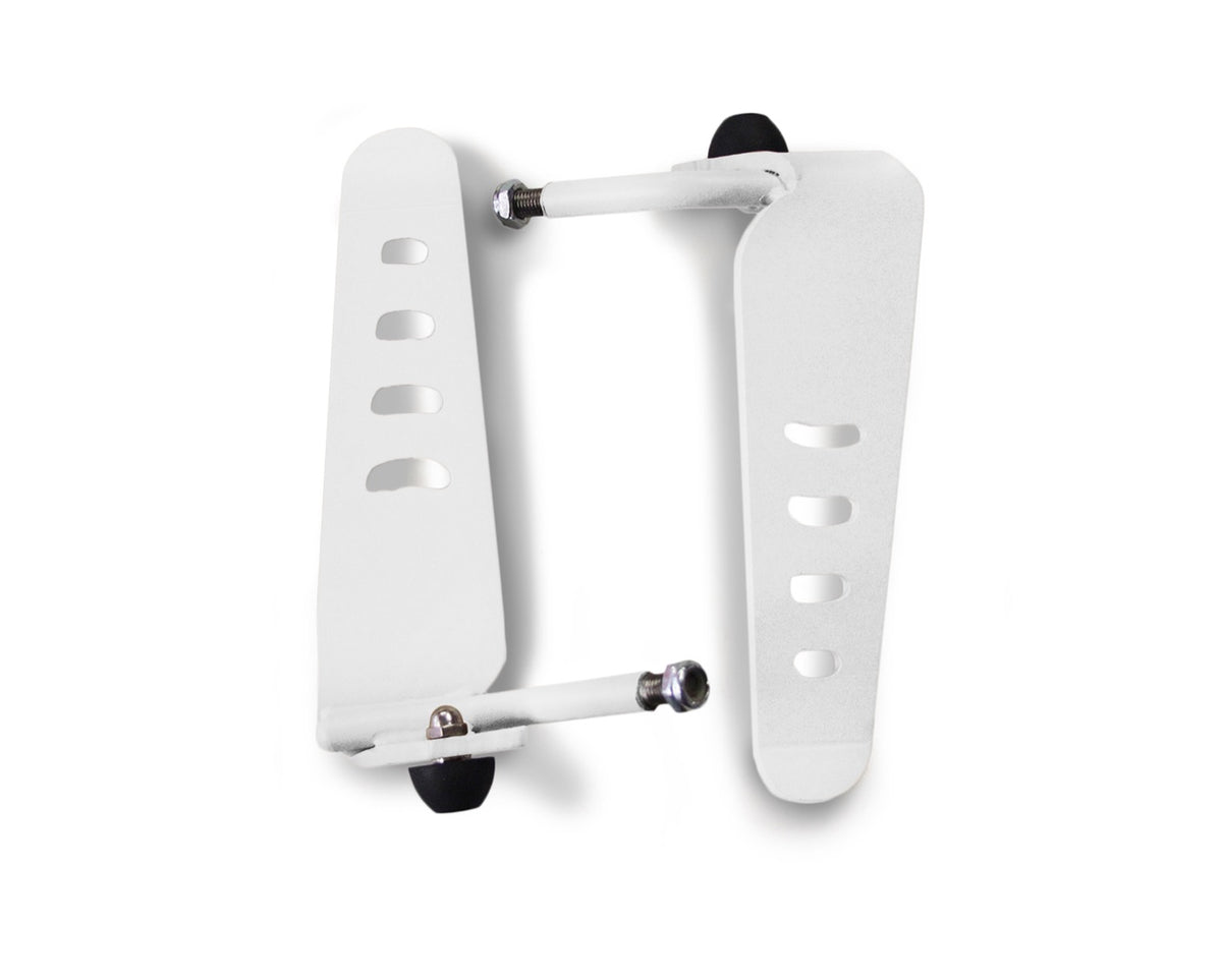 TJ Welded Foot Pegs - Cloud White