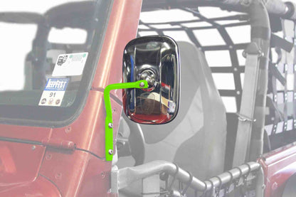 Steinjäger Exterior Accessories Wrangler TJ 1997-2006 Mirrors A Pillar Neon Green