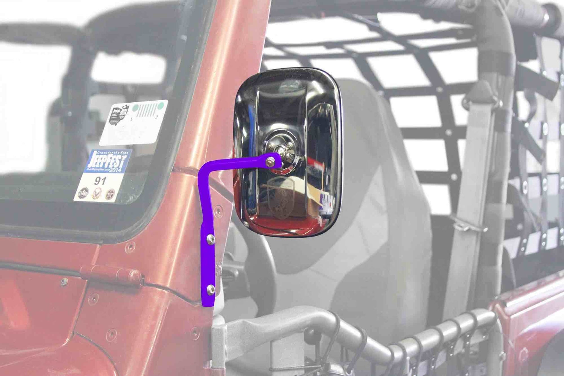 Steinjäger Exterior Accessories Wrangler TJ 1997-2006 Mirrors A Pillar Sinbad Purple