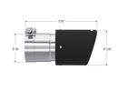 MBRP Universal Carbon Fiber Tip 4in OD/3in Inlet/7.7in L