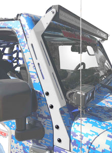 Steinjäger Exterior Accessories Wrangler JK 2007-2018 Light Mounts A-Pillar Brackets Cloud White
