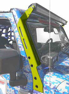 Steinjäger Exterior Accessories Wrangler JK 2007-2018 Light Mounts A-Pillar Brackets Gecko Green