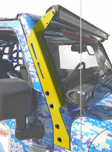 Steinjäger Exterior Accessories Wrangler JK 2007-2018 Light Mounts A-Pillar Brackets Lemon Peel