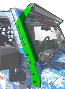 Steinjäger Exterior Accessories Wrangler JK 2007-2018 Light Mounts A-Pillar Brackets Neon Green