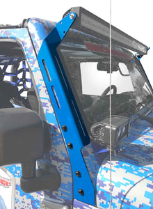 Steinjäger Exterior Accessories Wrangler JK 2007-2018 Light Mounts A-Pillar Brackets Playboy Blue