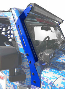 Steinjäger Exterior Accessories Wrangler JK 2007-2018 Light Mounts A-Pillar Brackets Southwest Blue