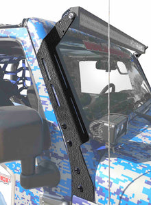 Steinjäger Exterior Accessories Wrangler JK 2007-2018 Light Mounts A-Pillar Brackets Texturized Black