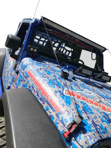 Steinjäger Exterior Accessories Wrangler JK 2007-2018 Light Mounts A-Pillar Brackets Red Baron