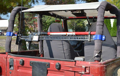 Steinjäger Recovery and Towing Wrangler TJ 1997-2006 High Lift Jack Mount Roll Bar Gray Hammertone