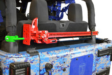Steinjäger Recovery and Towing Wrangler JK 2007-2018 High Lift Jack Mount Roll Bar Mount, 2 Door Neon Green