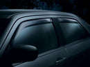 WeatherTech 05-13 Toyota Tacoma Double Cab Front and Rear Side Window Deflectors - Dark Smoke