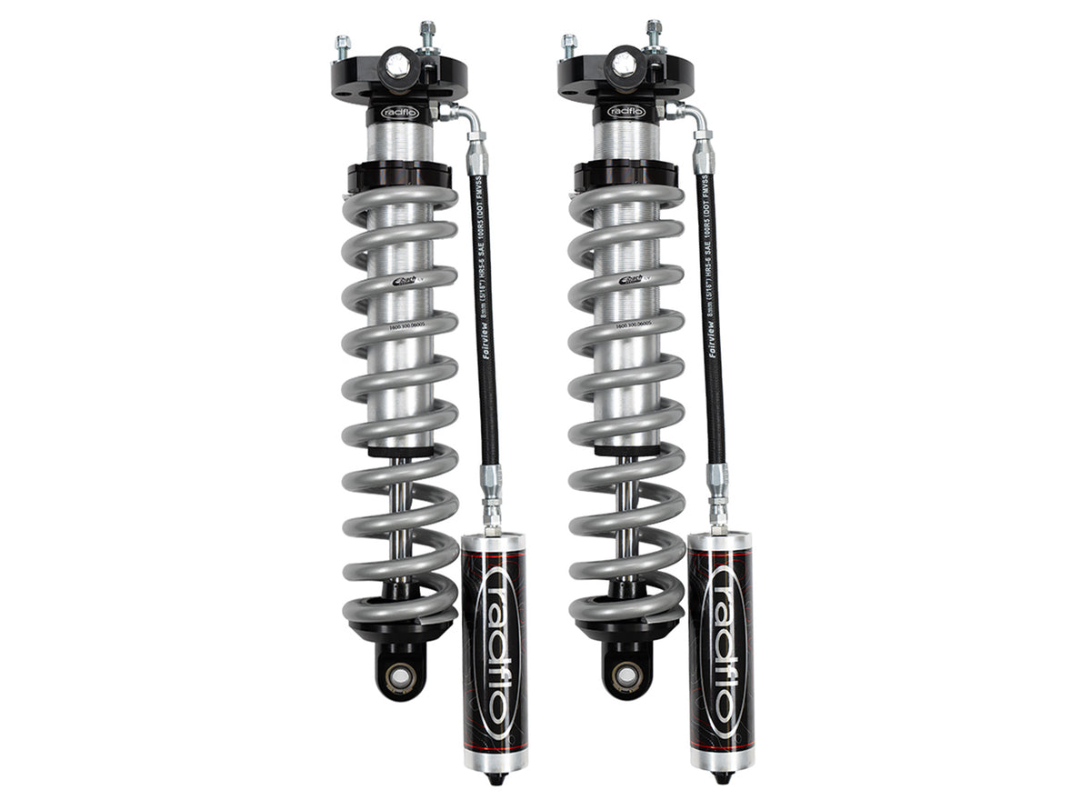 2.5 Inch Front Coilover Kit Toyota Tundra 1999-2006 With Reservoir Ext Extended for Aftermarket UCA Radflo