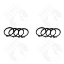 Yukon Gear (4) Full Circle Snap Rings / Fit 297X U-Joint w/ Aftermarket Axle