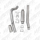 MBRP 11-13 Ford F-250/350/450 6.2L V8 Gas 4in Cat Back Single Side Alum Exhaust System