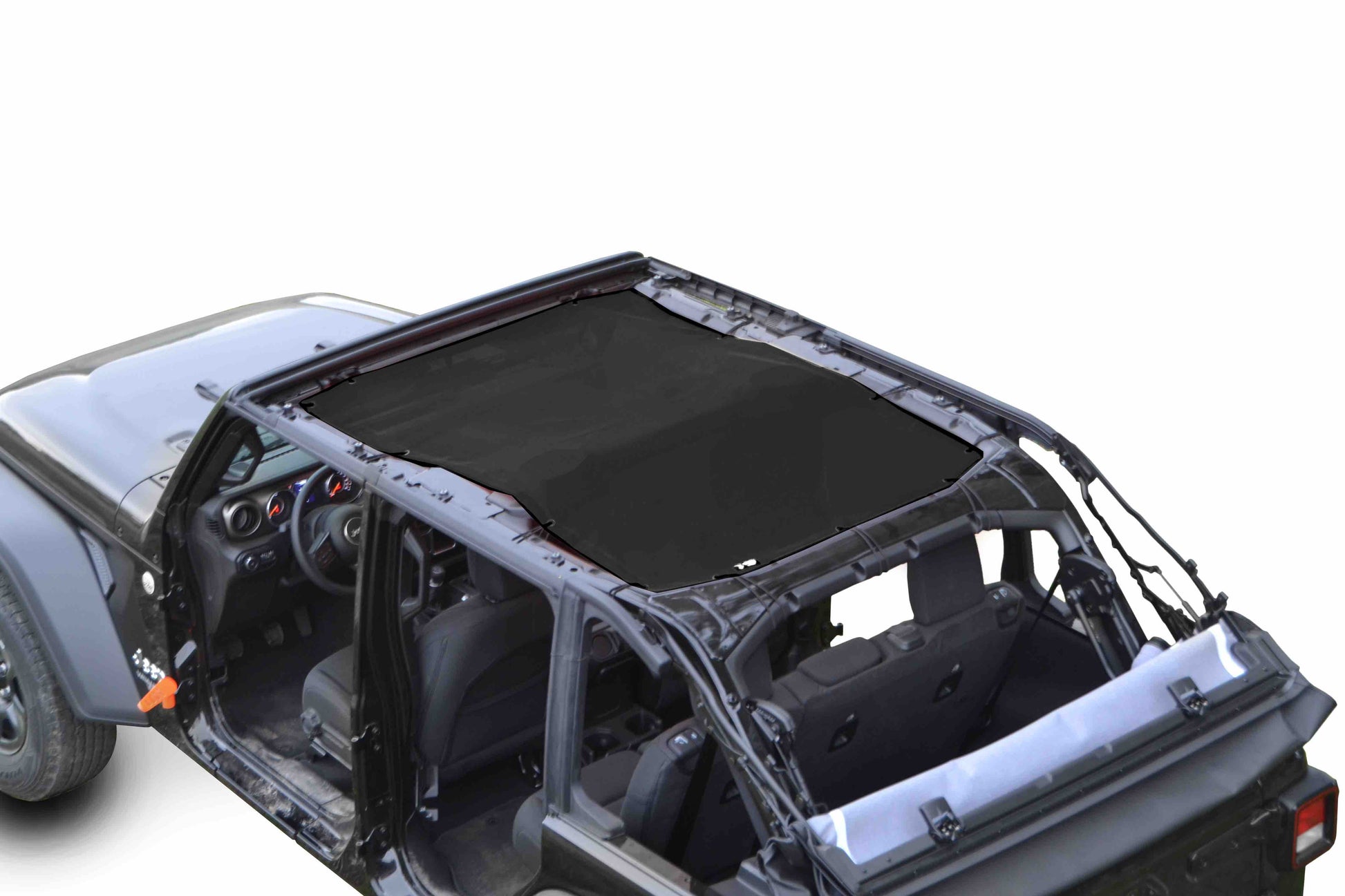 Steinjäger Tops and Covers Wrangler JL 2018 to Present Fabric Teddy 4 Door Black