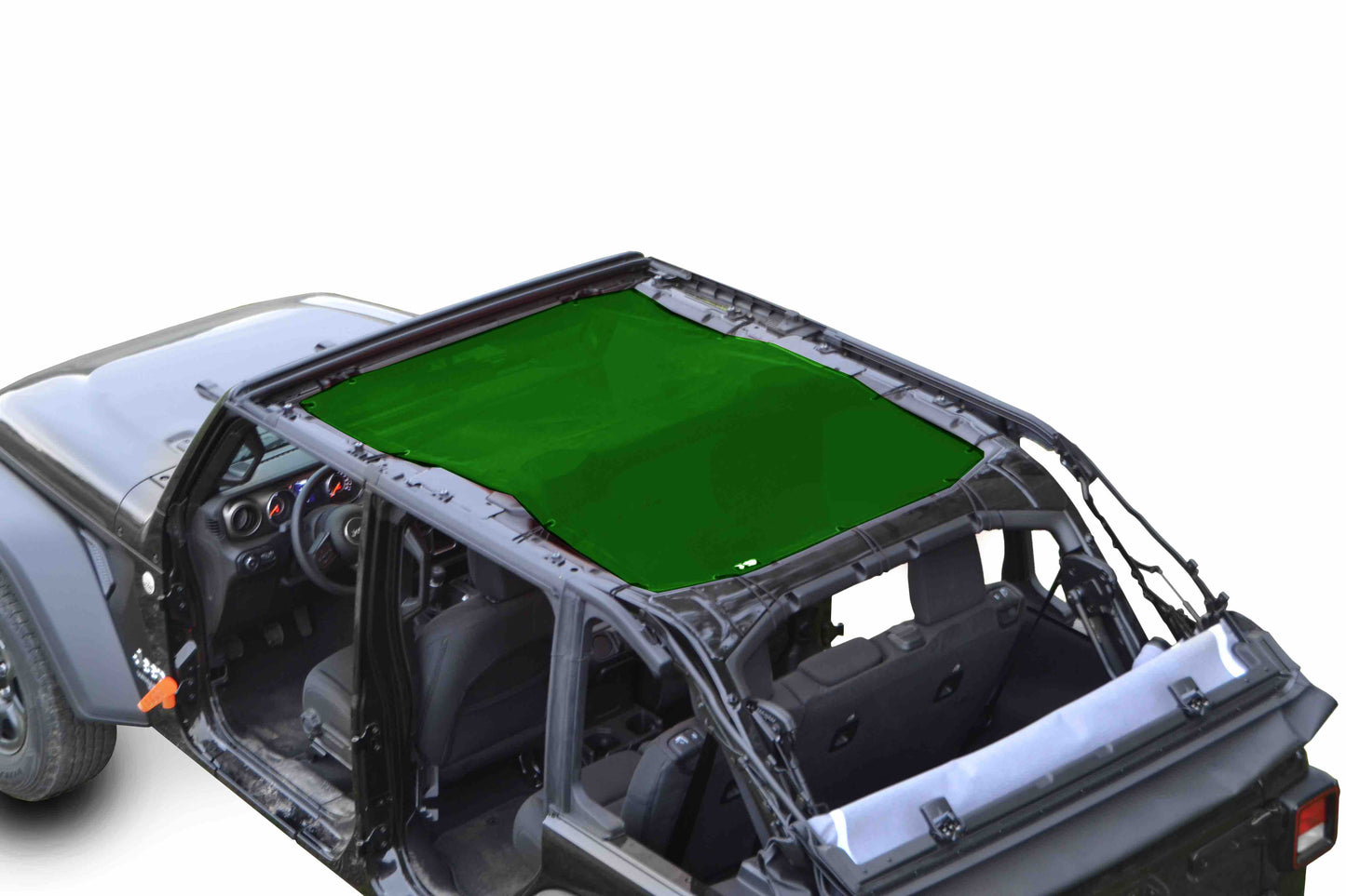 Steinjäger Tops and Covers Wrangler JL 2018 to Present Fabric Teddy 4 Door Dark Green