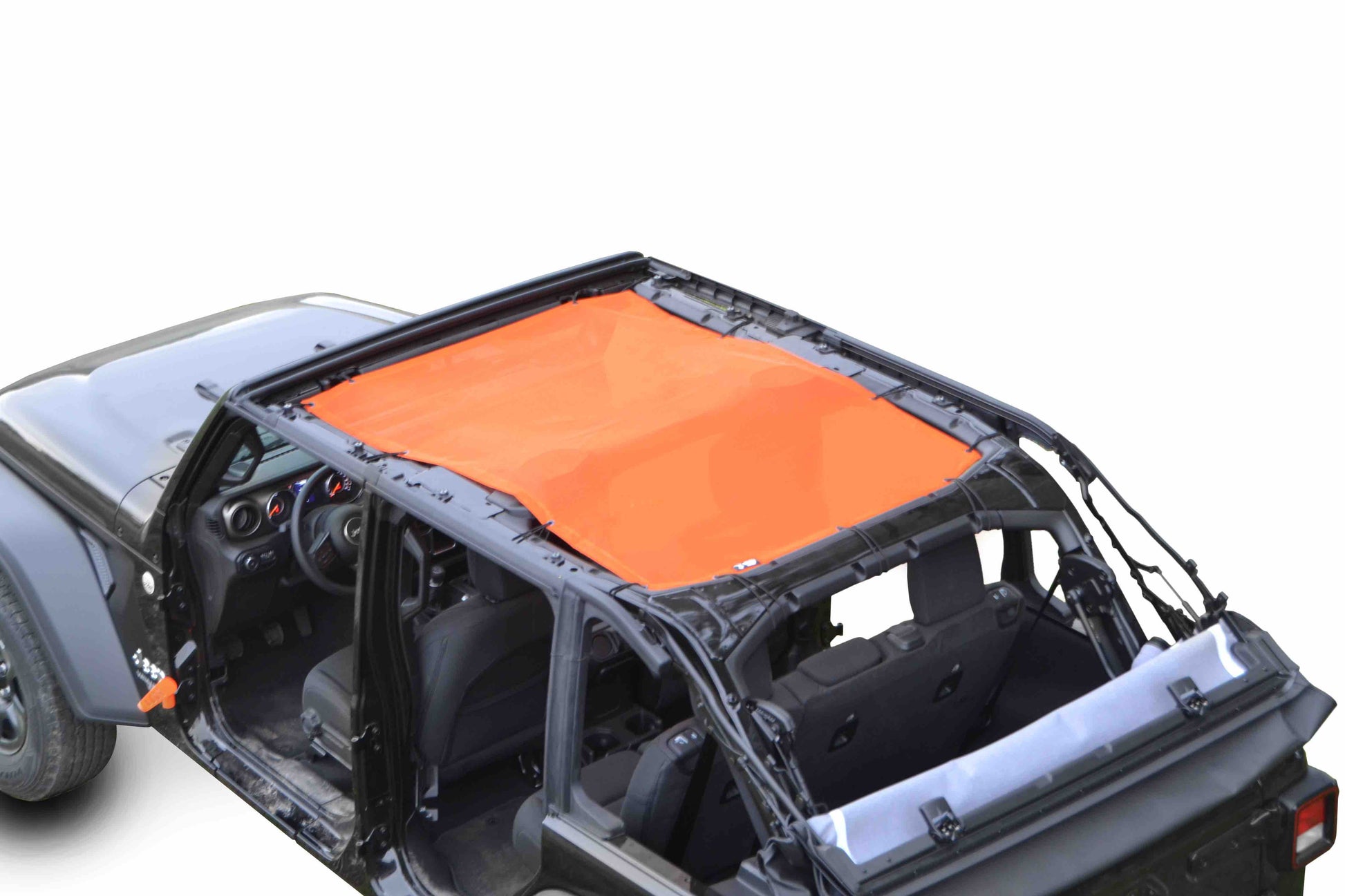 Steinjäger Tops and Covers Wrangler JL 2018 to Present Fabric Teddy 4 Door Orange