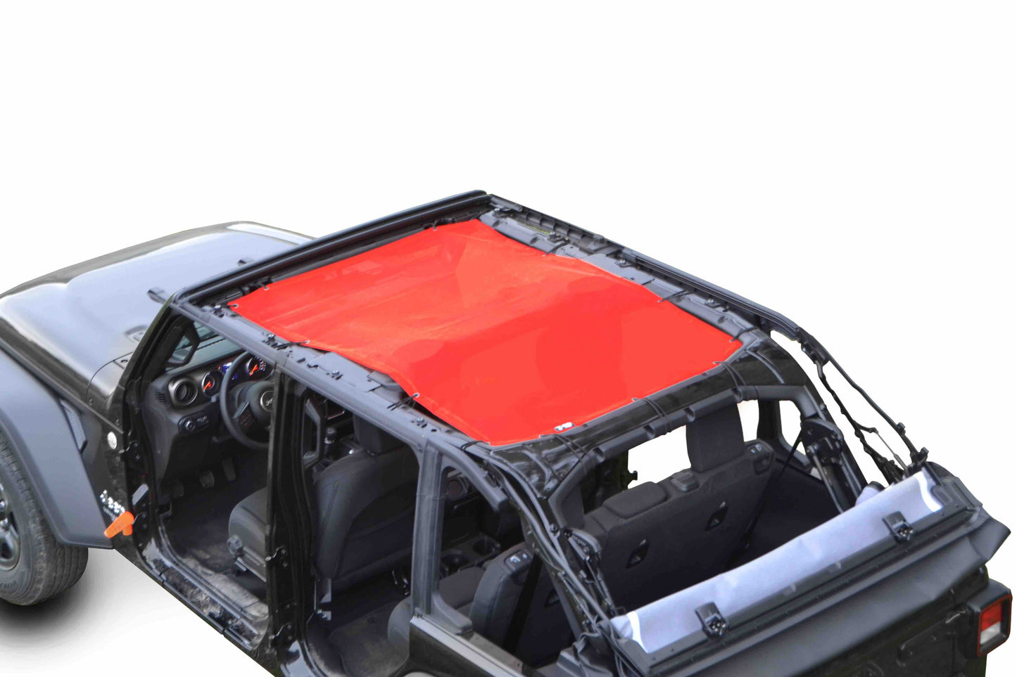 Steinjäger Tops and Covers Wrangler JL 2018 to Present Fabric Teddy 4 Door Red