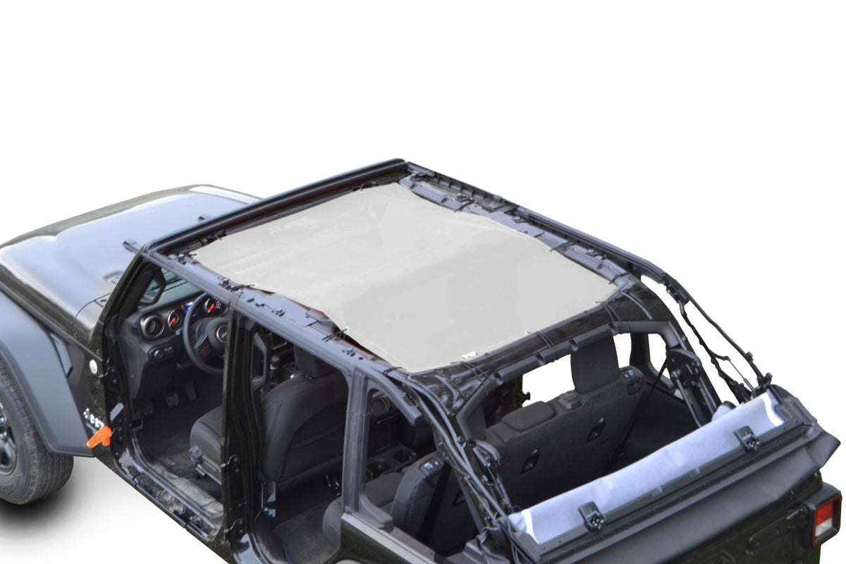 JLU Four-Door Teddy Top - White