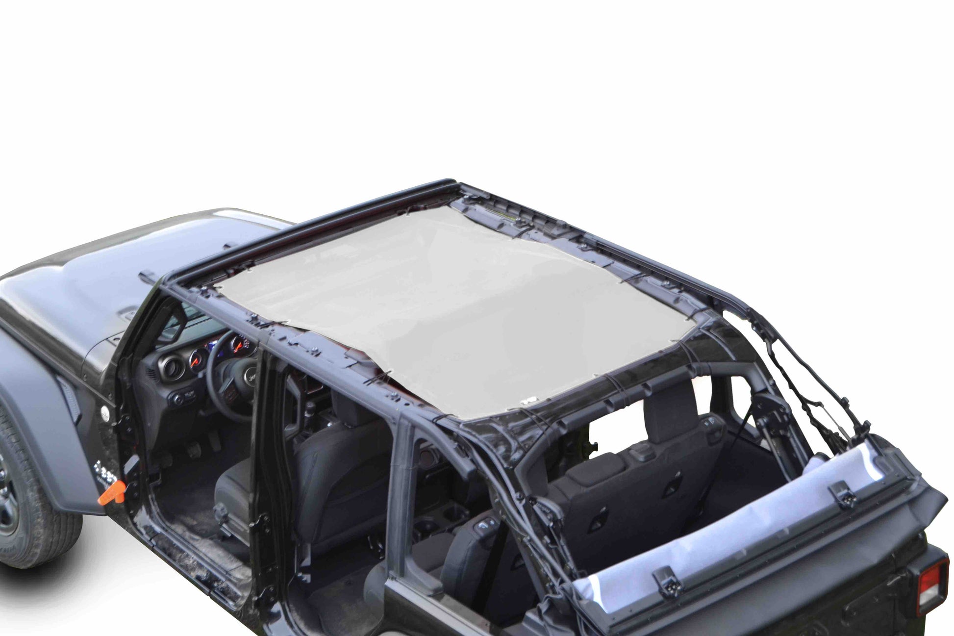 Steinjäger Tops and Covers Wrangler JL 2018 to Present Fabric Teddy 4 Door White