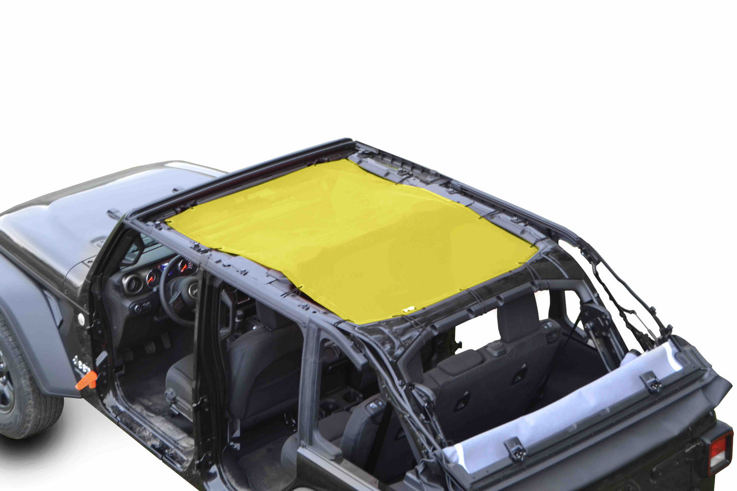 Steinjäger Tops and Covers Wrangler JL 2018 to Present Fabric Teddy 4 Door Yellow