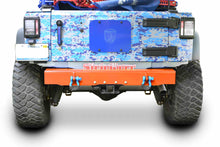 Steinjäger Bumpers Wrangler JK 2007-2018 Bumper, Rear Cap Style with D-Ring Mounts Fluorescent Orange