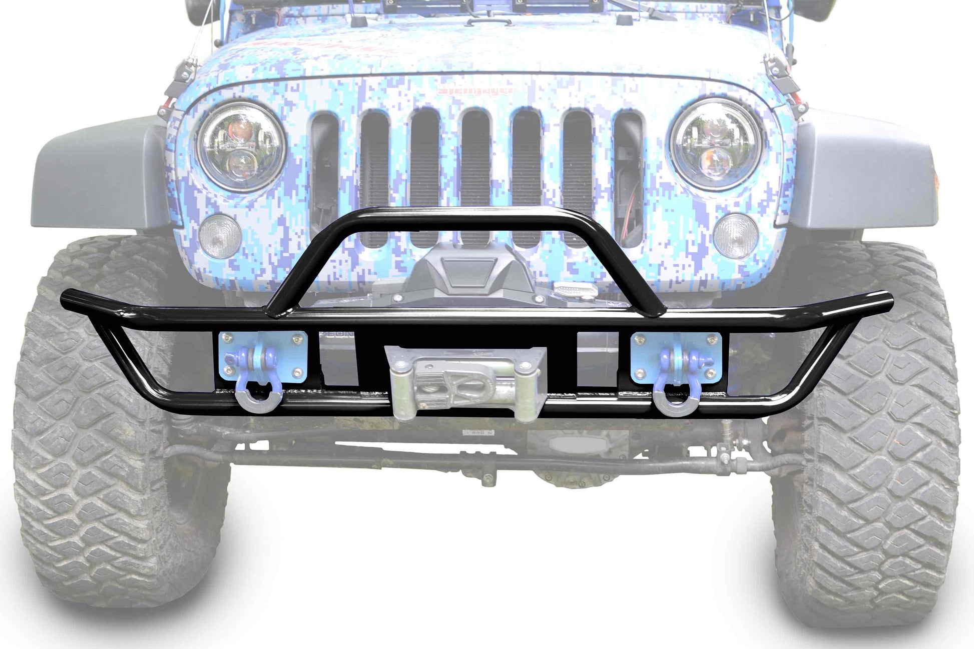 Steinjäger Bumpers Wrangler JK 2007-2018 Bumper, Front, Tube Black