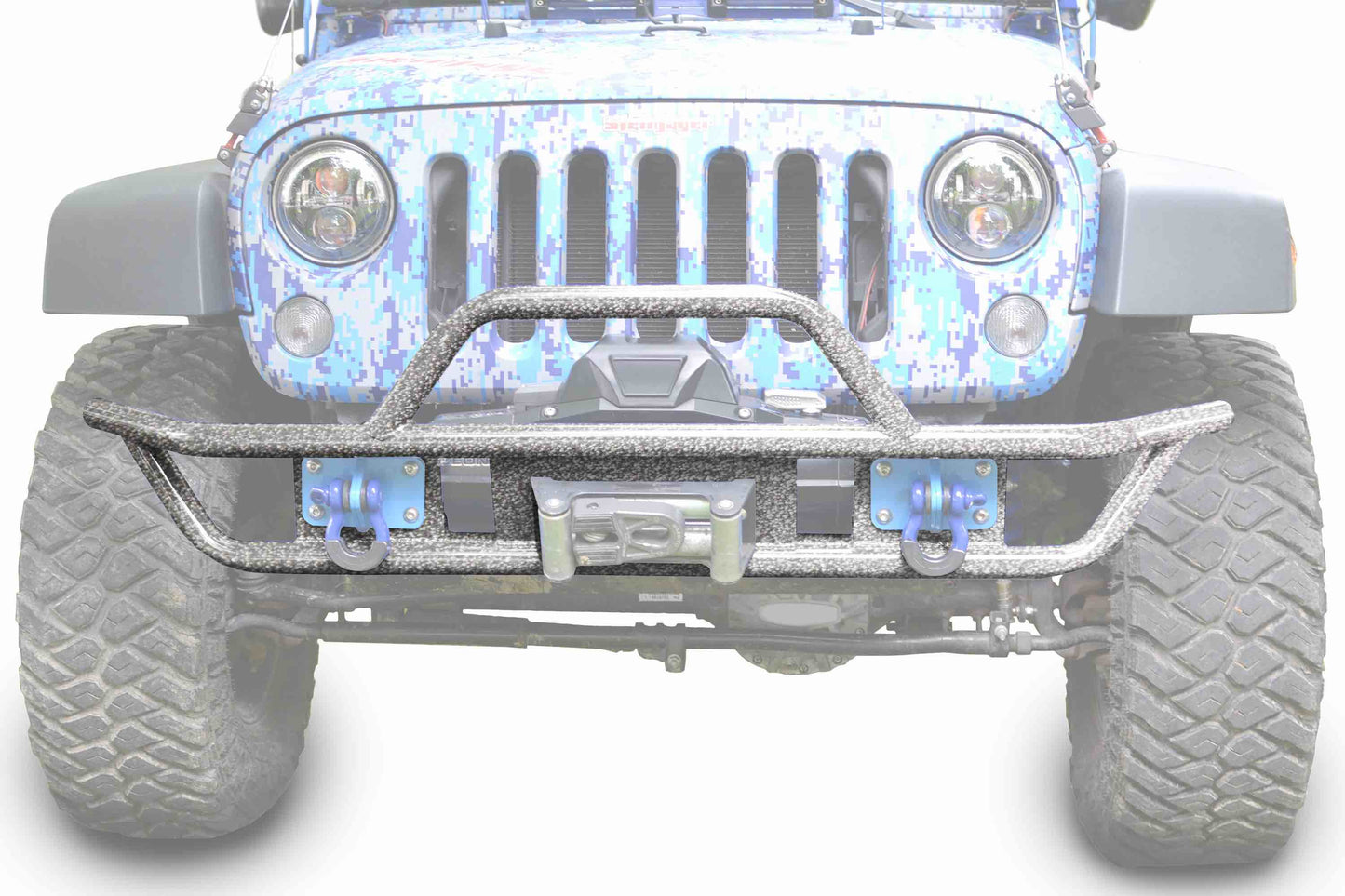 Steinjäger Bumpers Wrangler JK 2007-2018 Bumper, Front, Tube Gray Hammertone
