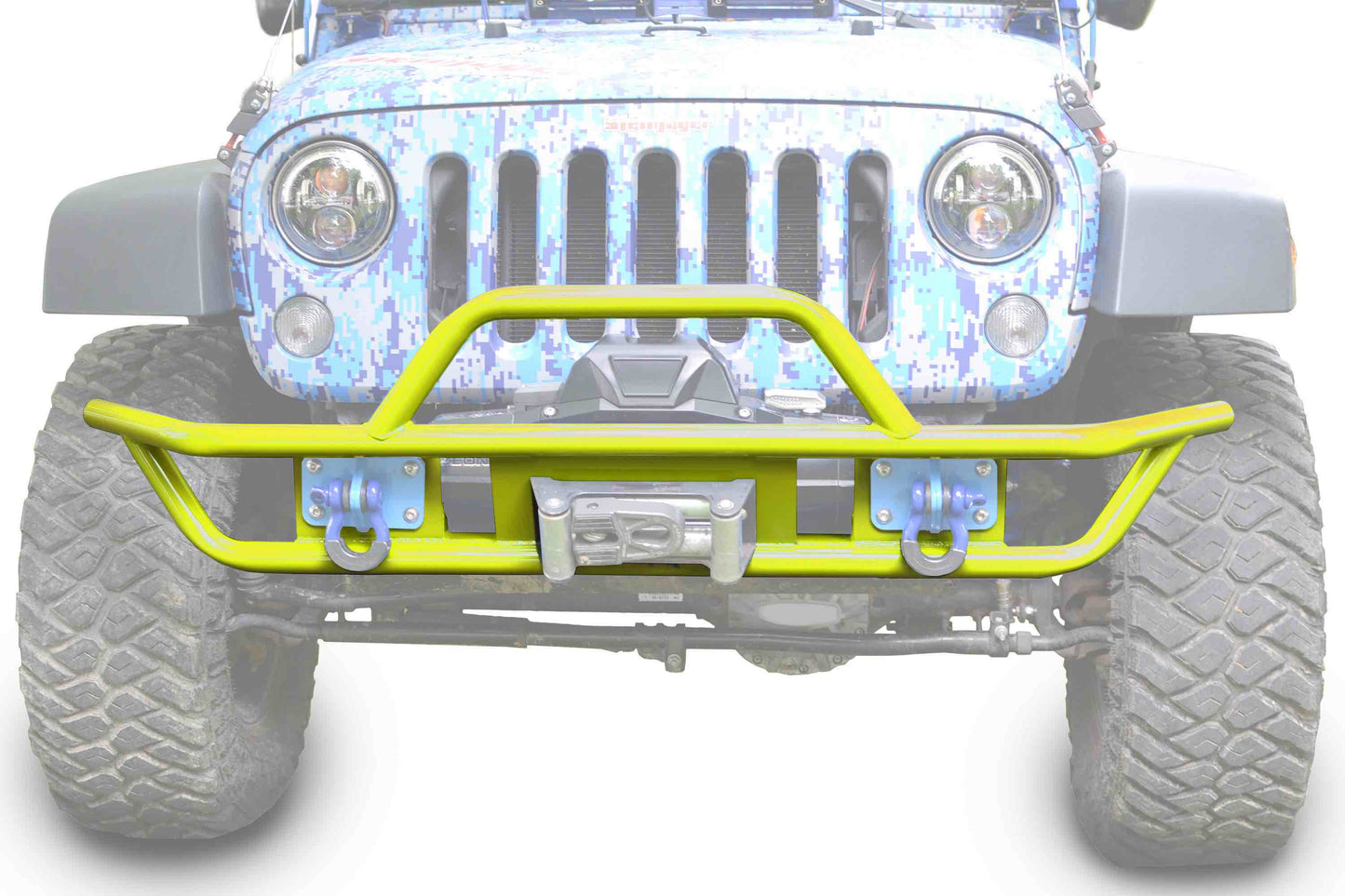 Steinjäger Bumpers Wrangler JK 2007-2018 Bumper, Front, Tube Neon Yellow