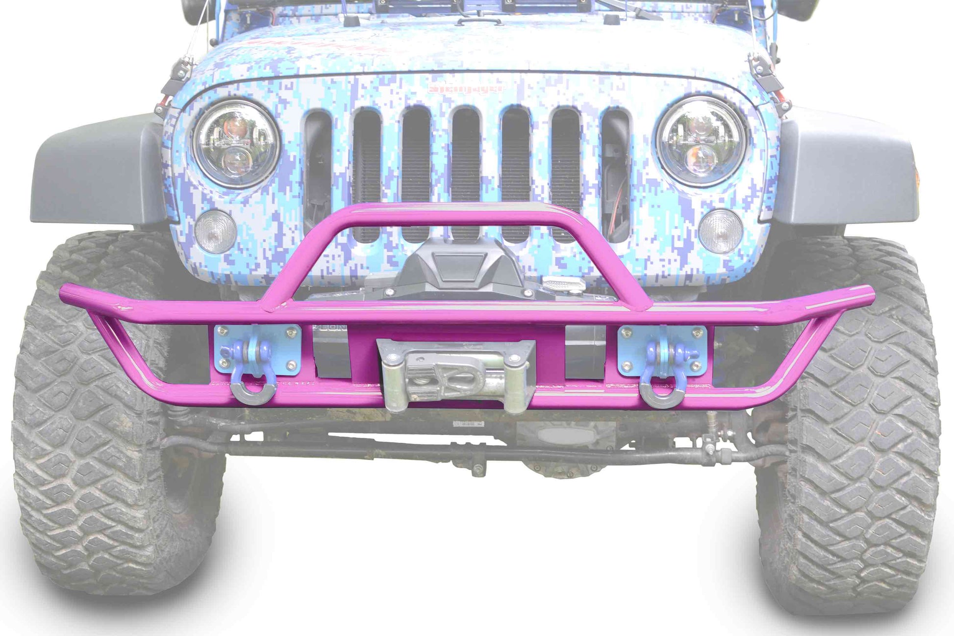 Steinjäger Bumpers Wrangler JK 2007-2018 Bumper, Front, Tube Pinky