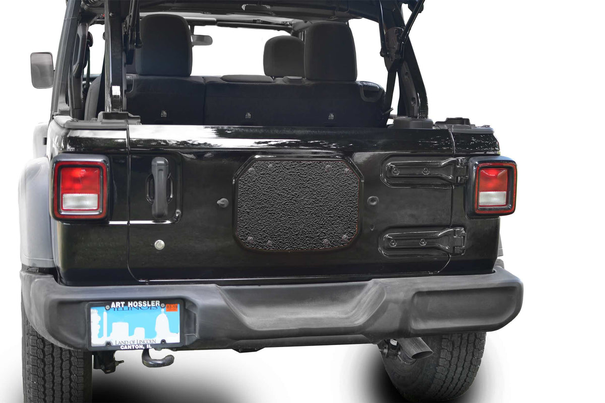 Steinjäger Wheels and Tires Wrangler JL 2018 to Present Spare Tire Delete Plate Texturized Black