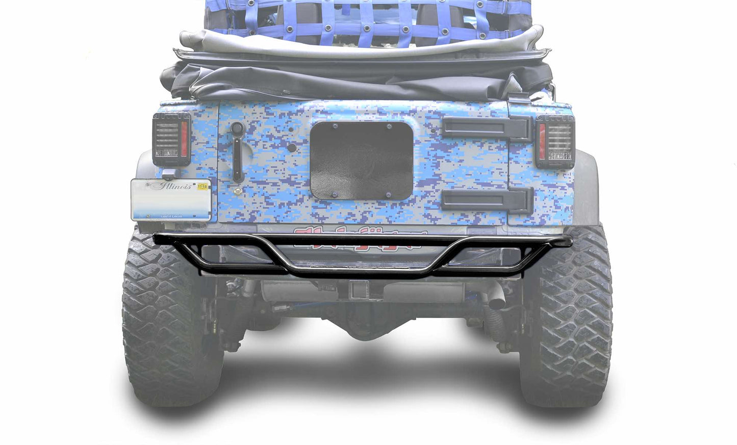 Steinjäger Bumpers Wrangler JK 2007-2018 Bumper, Rear, Tube Bare