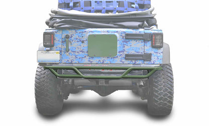 Steinjäger Bumpers Wrangler JK 2007-2018 Bumper, Rear, Tube Locas Green
