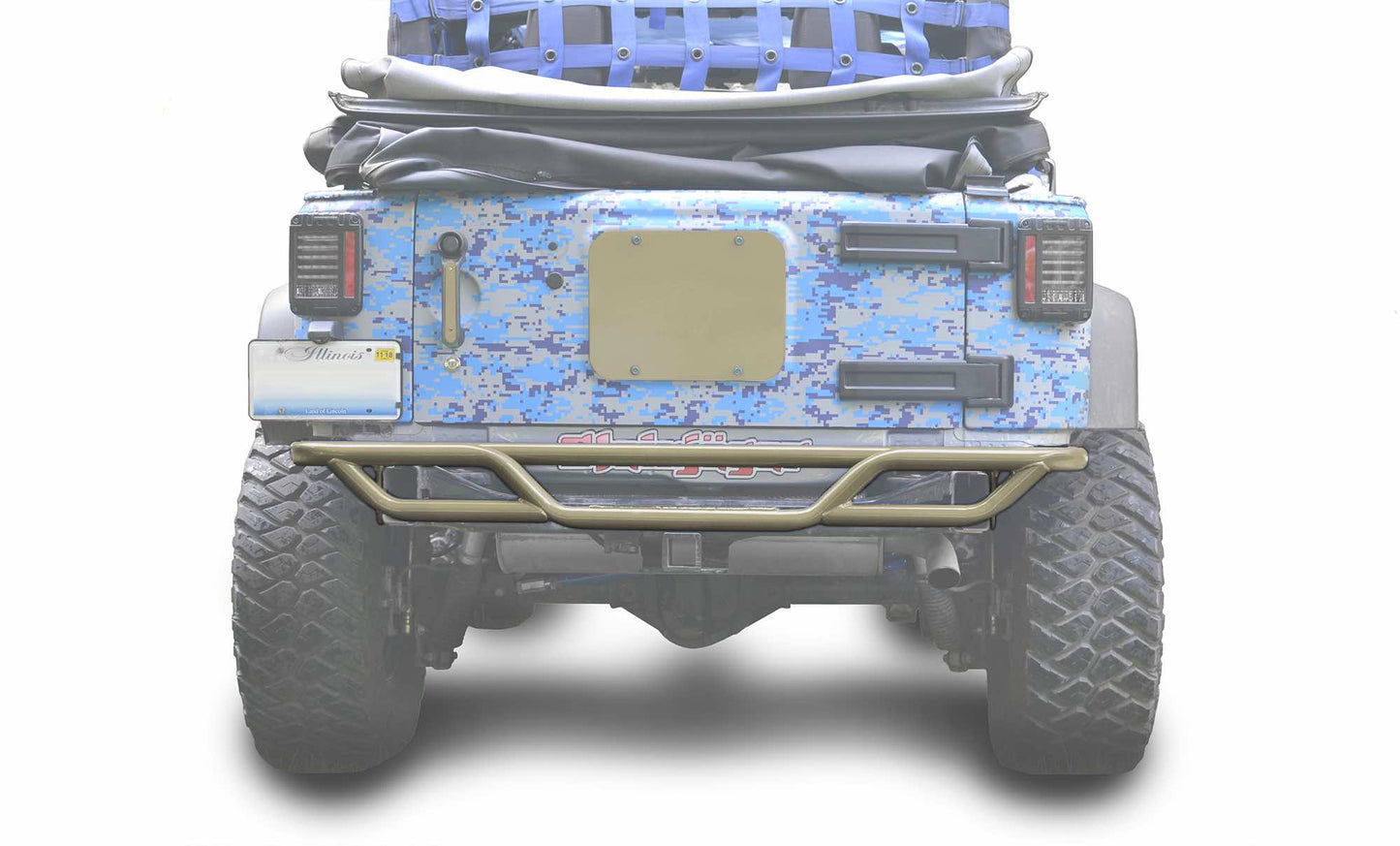 Steinjäger Bumpers Wrangler JK 2007-2018 Bumper, Rear, Tube Military Beige