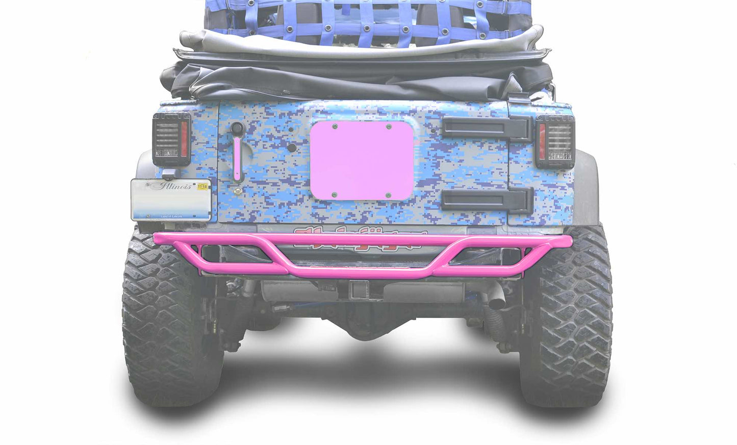 Steinjäger Bumpers Wrangler JK 2007-2018 Bumper, Rear, Tube Pinky